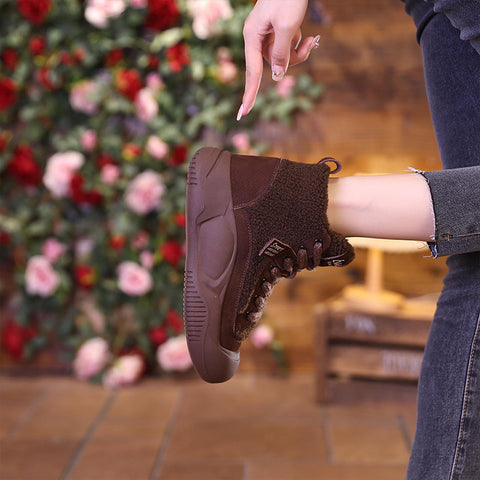 Frieda™ - Stylischer, lässiger Fleece-Stiefel