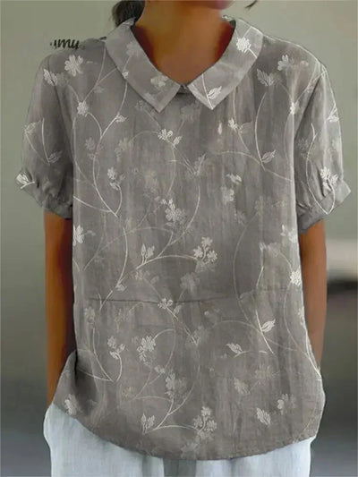 Greta™ - Elegante Bluse mit Blumenmuster