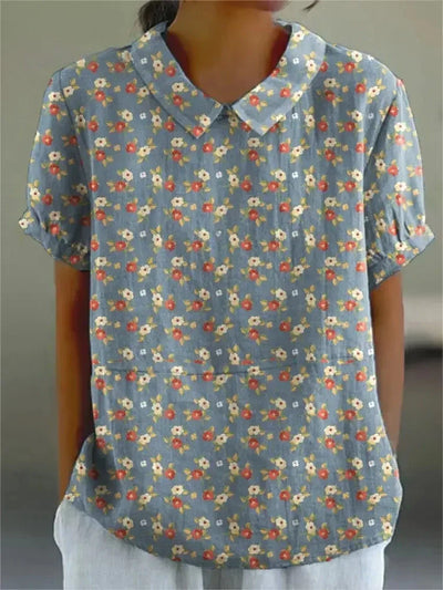 Greta™ - Elegante Bluse mit Blumenmuster