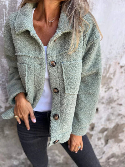 Roma™ - Stilvolle kurze Wolljacke mit Revers