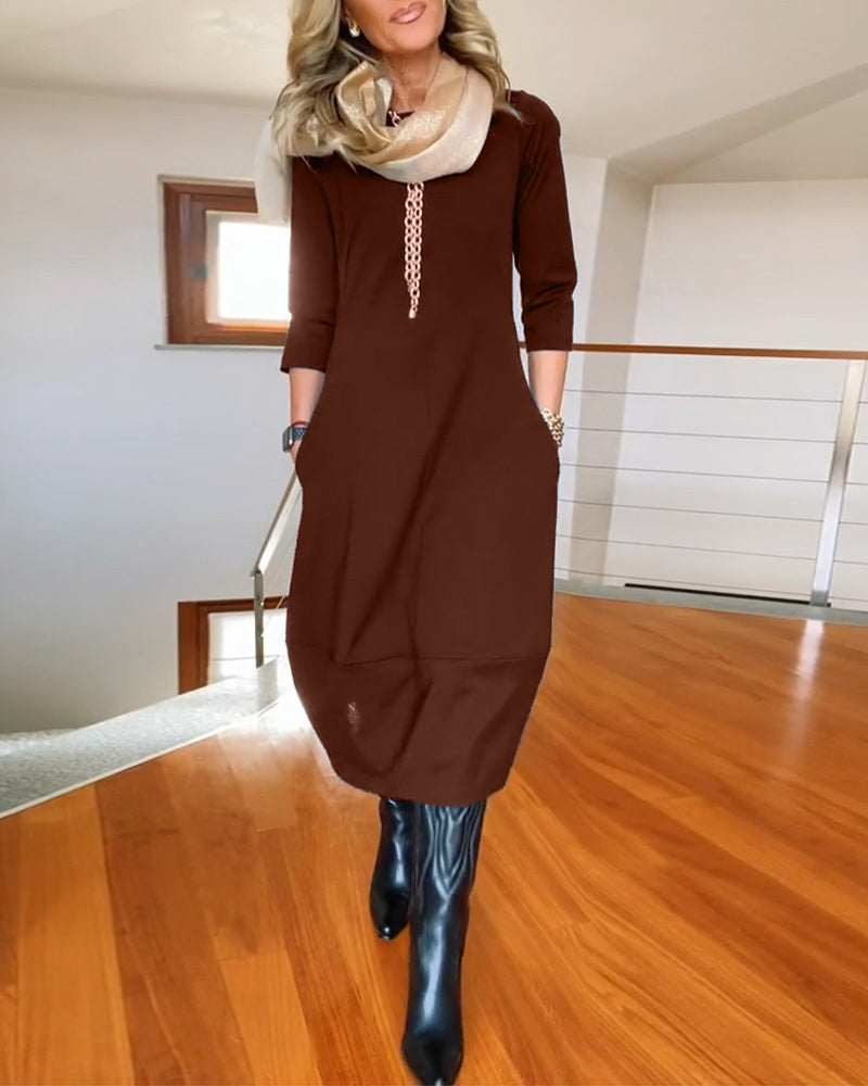 Sophie™ – Elegantes Kleid mit handgefertigten Details
