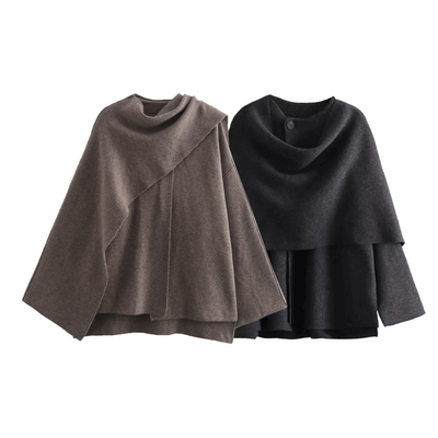 Lena™ - Stilvoller Luxus Cape Mantel