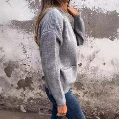 Nina™ - Superweiche, warme Strickjacke mit Reißverschluss