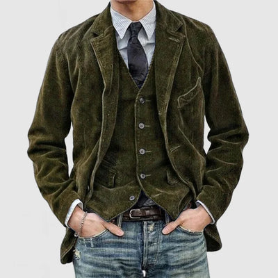 Jonas™ - Stilvolles Vintage-Set aus Blazer und Weste