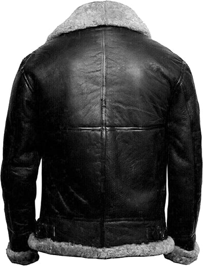 Markus™ - Stilvolle winterjacke aus veganem Leder