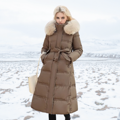 Lena™ - Luxuriöser Winterparka mit Fellkapuze