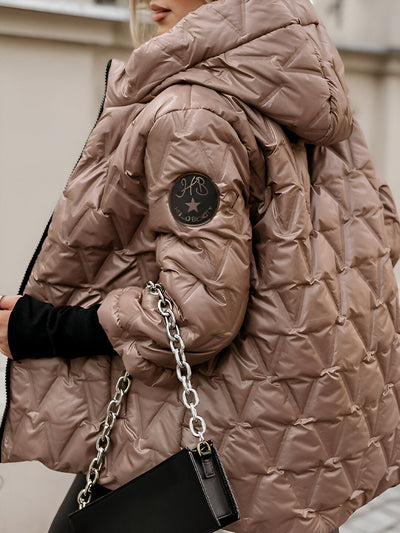 Hanna™ - Stilvolle warme Baumwolljacke mit Kapuze