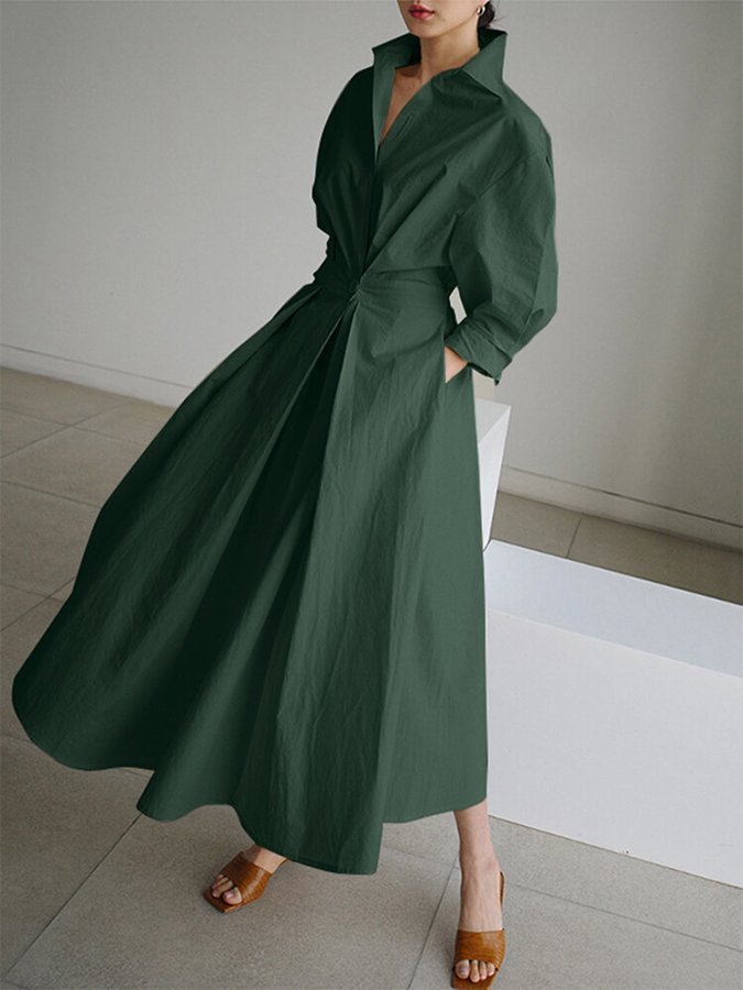 Clemence - Luxuriöses Stylisches Sommerkleid