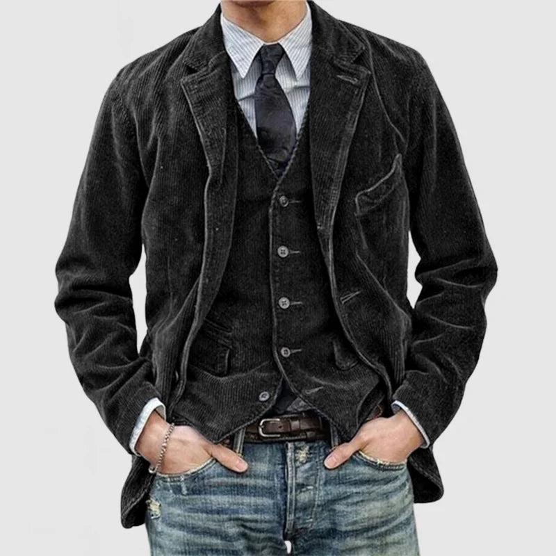 Jonas™ - Stilvolles Vintage-Set aus Blazer und Weste