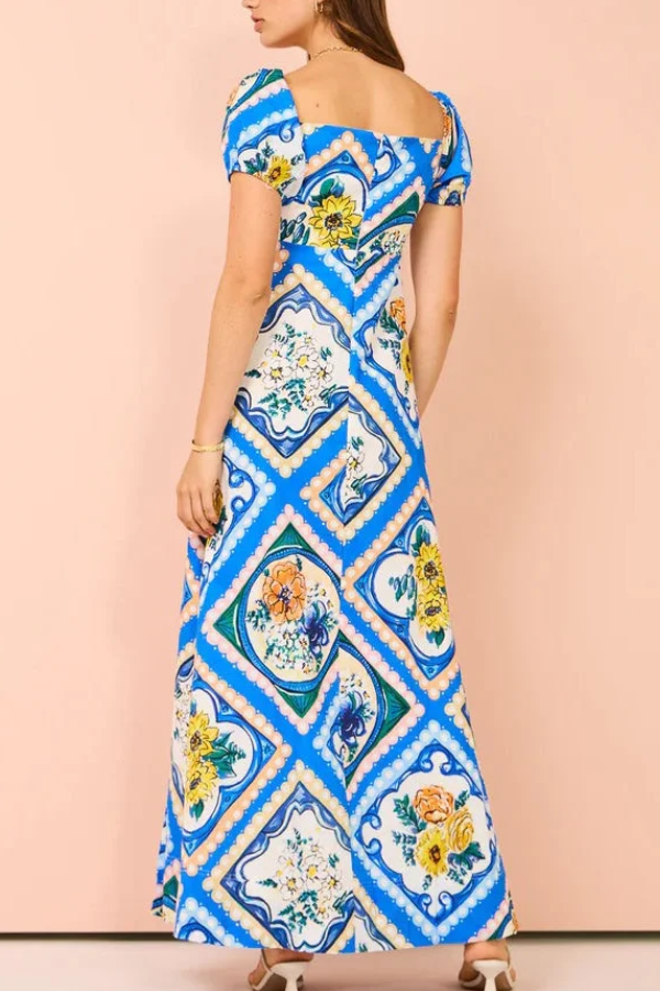 Mara™ - Print Lange Kleider Sommer