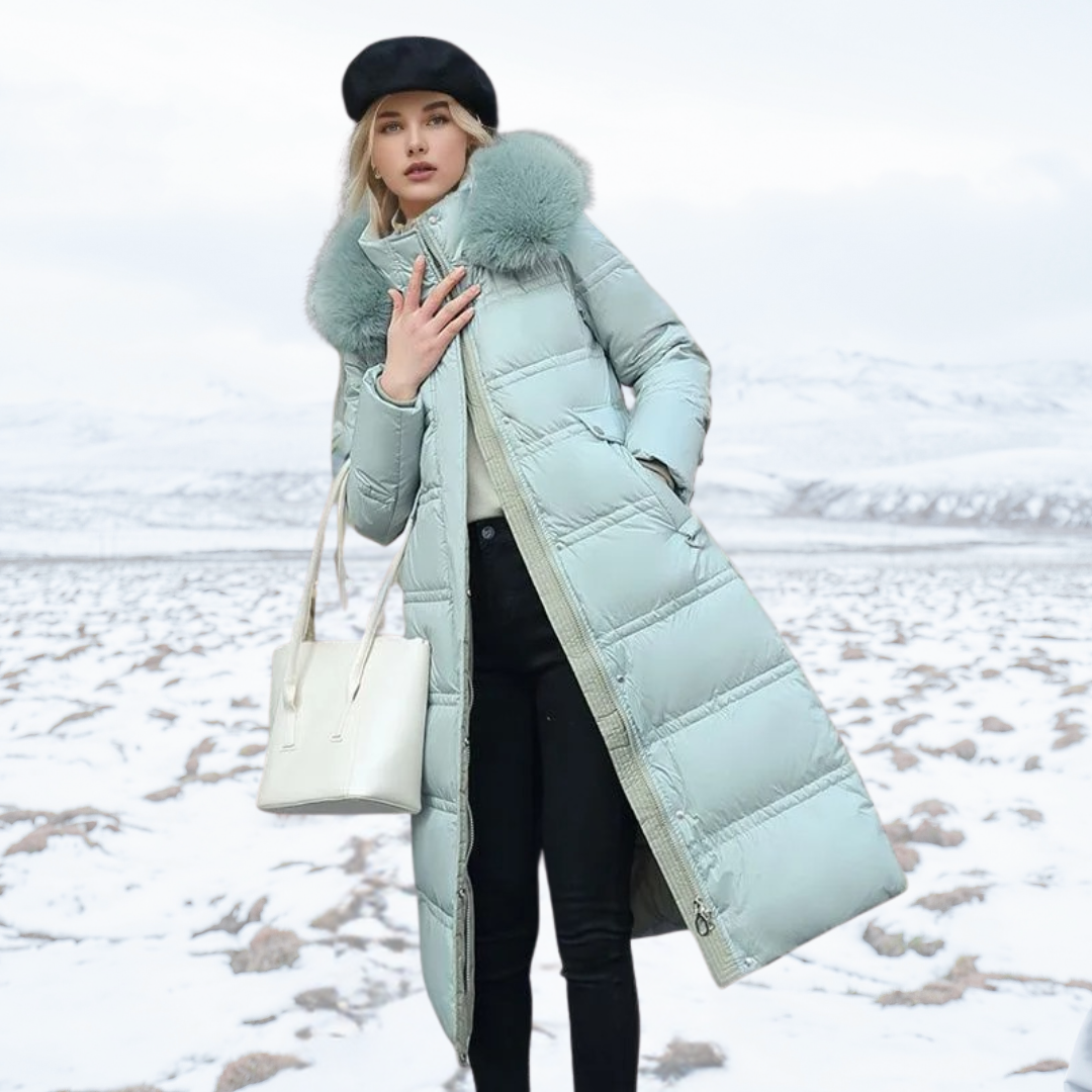 Lena™ - Luxuriöser Winterparka mit Fellkapuze