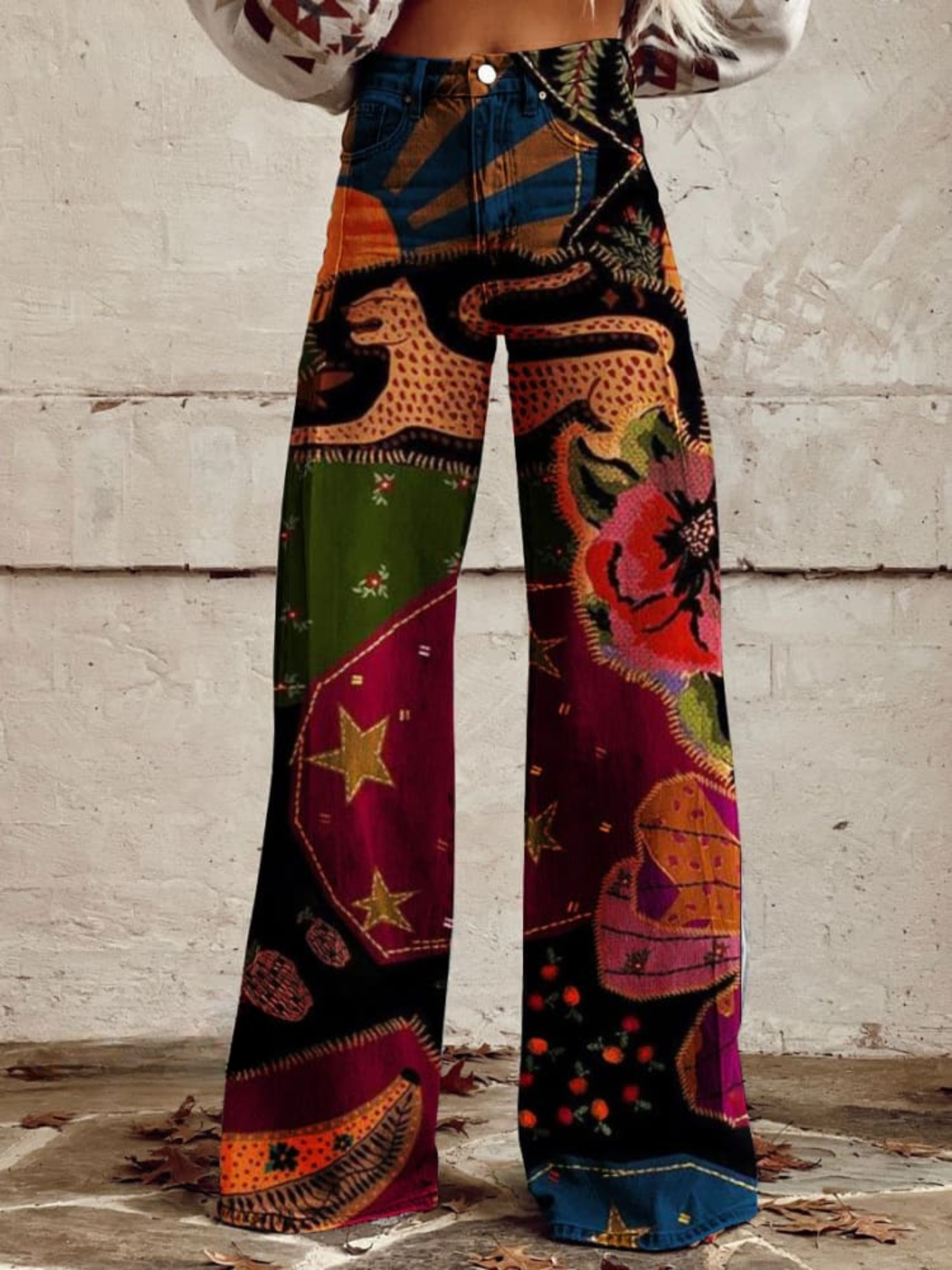 Sophie™ - Vintage-Hose mit weitem Bein