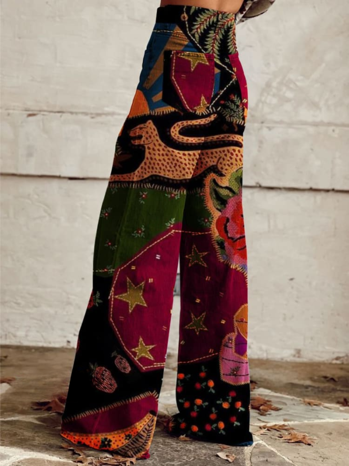 Sophie™ - Vintage-Hose mit weitem Bein