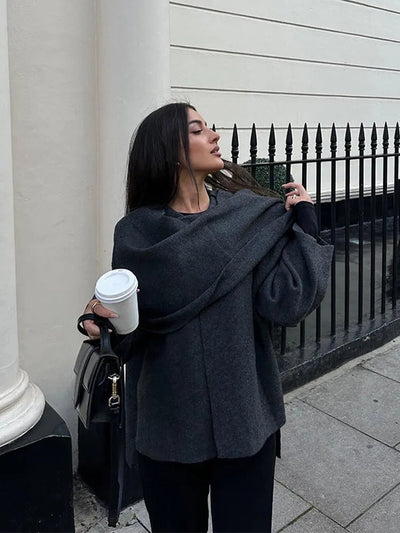 Lena™ - Stilvoller Luxus Cape Mantel