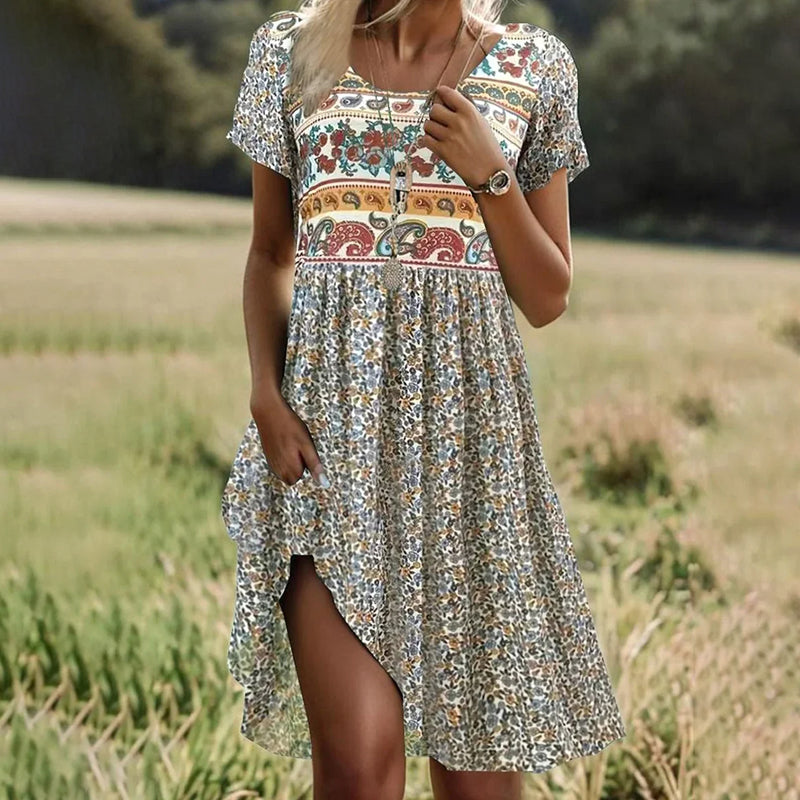 Carla™ - Bohemian Breeze Kleid