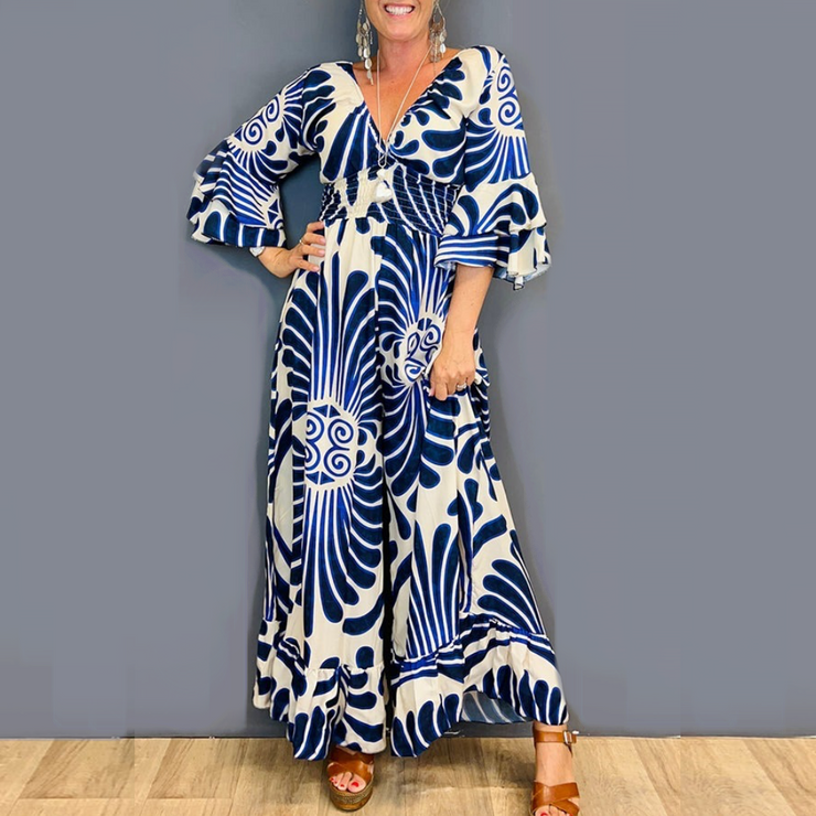 Greta™ - Edler bedruckter Jumpsuit