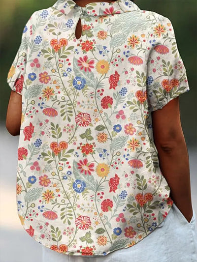 Greta™ - Elegante Bluse mit Blumenmuster