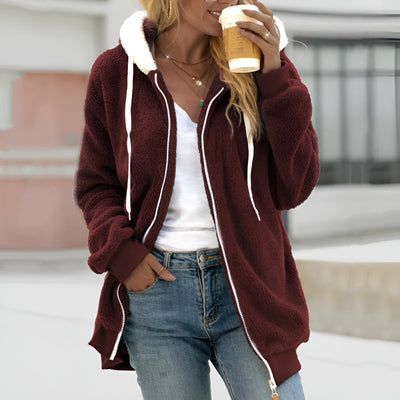 Hanna™ - Bequeme superweiche Fleecejacke mit Kapuze