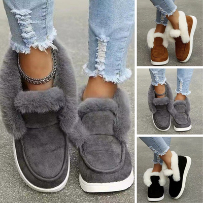 Mia™ - Bequeme, warme Schneestiefel aus Plüschfell