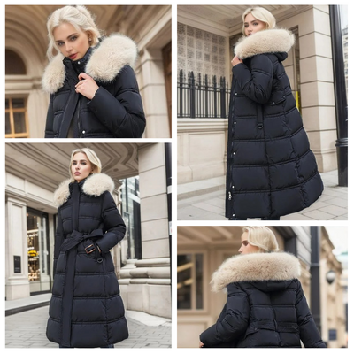 Lena™ - Luxuriöser Winterparka mit Fellkapuze