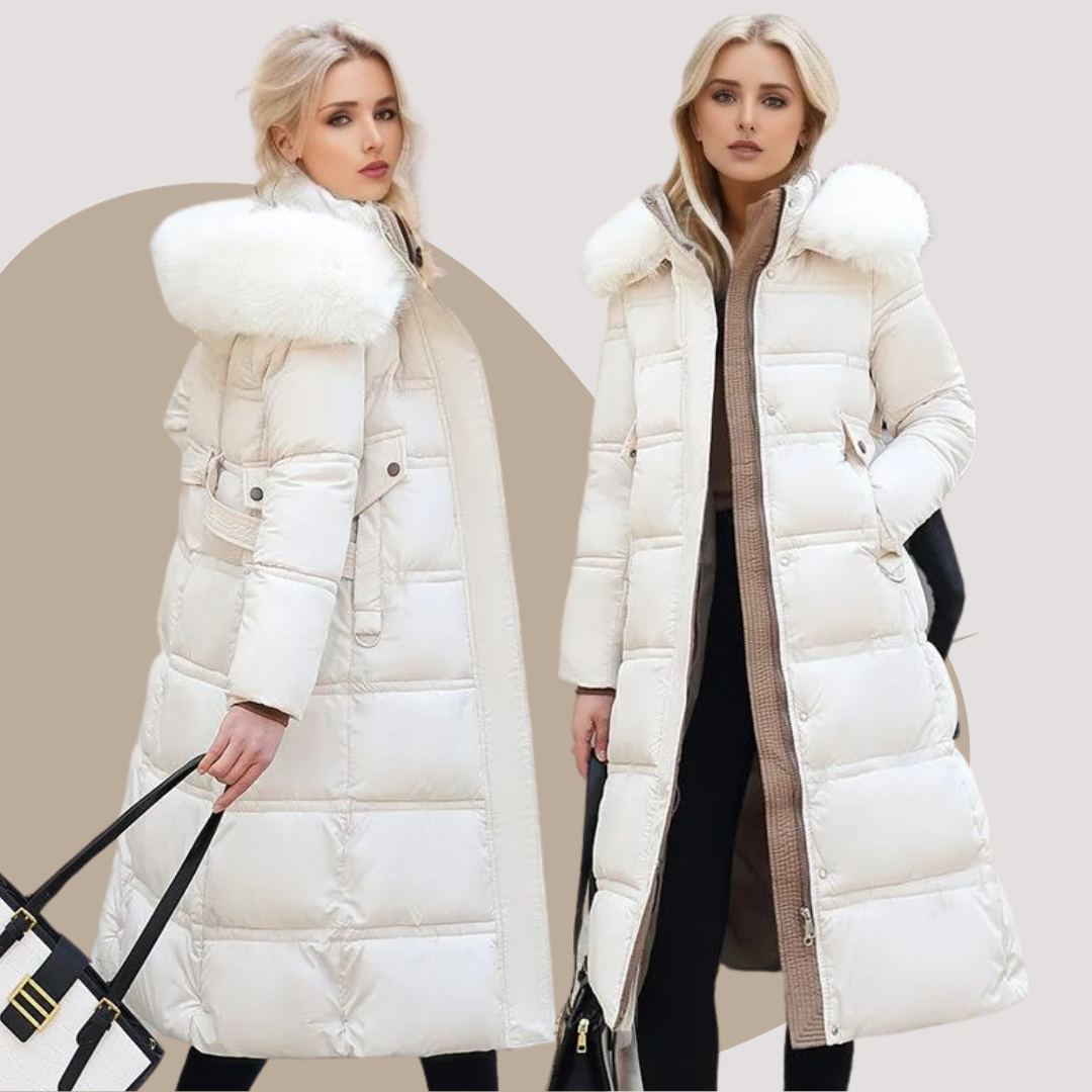Lena™ - Luxuriöser Winterparka mit Fellkapuze
