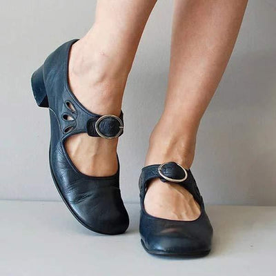 Lena™ - Stilvolle orthopädische Ledersandalen