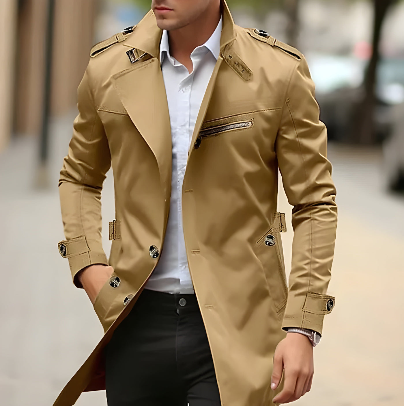 Thomas™ - Stylischer wasserdichter Trenchcoat
