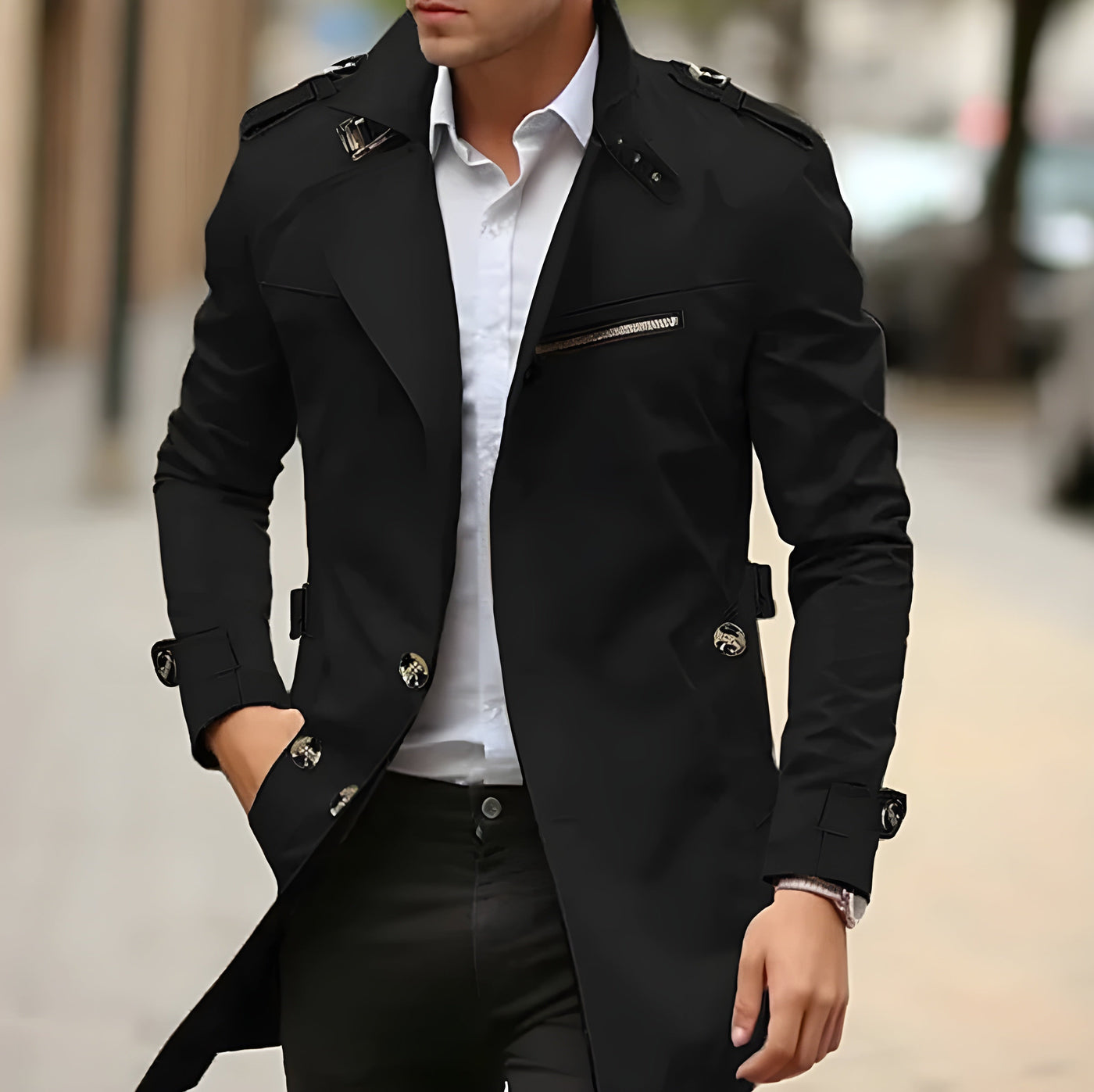 Thomas™ - Stylischer wasserdichter Trenchcoat