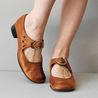 Lena™ - Stilvolle orthopädische Ledersandalen
