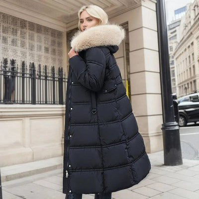 Lena™ - Luxuriöser Winterparka mit Fellkapuze