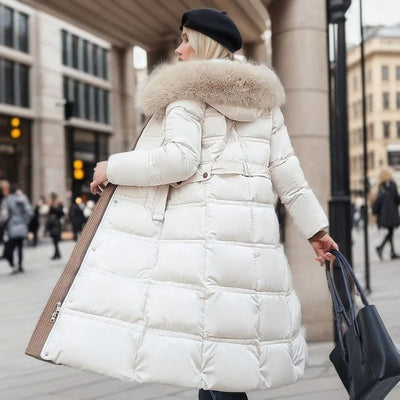 Lena™ - Luxuriöser Winterparka mit Fellkapuze