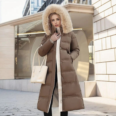 Lena™ - Luxuriöser Winterparka mit Fellkapuze