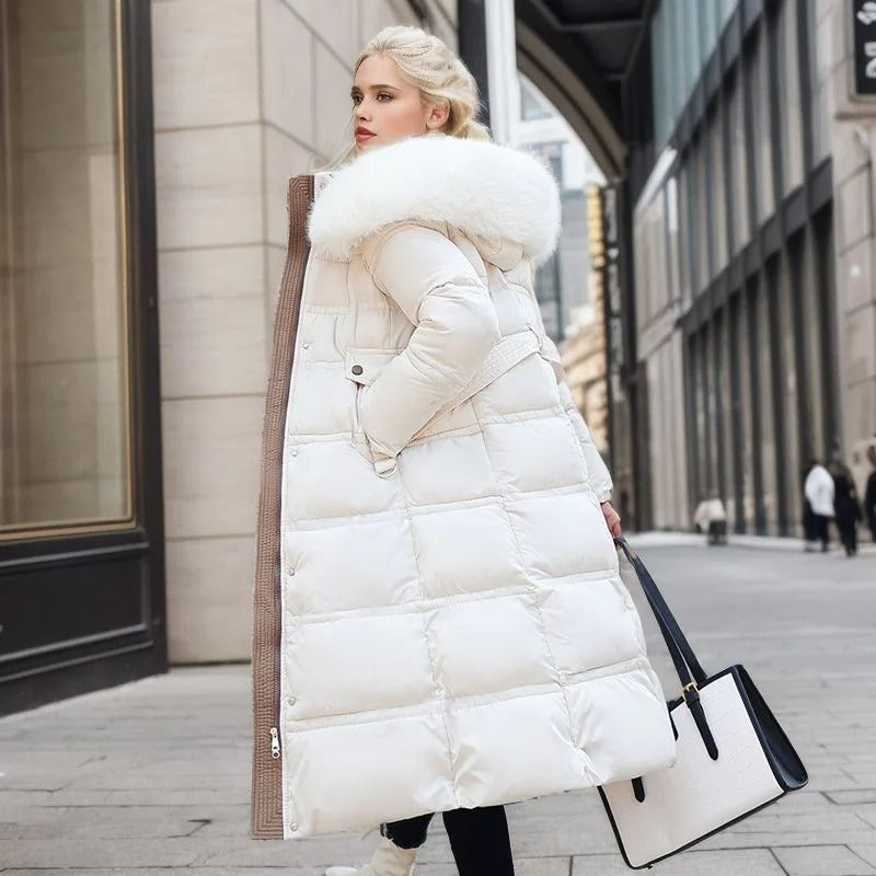 Lena™ - Luxuriöser Winterparka mit Fellkapuze