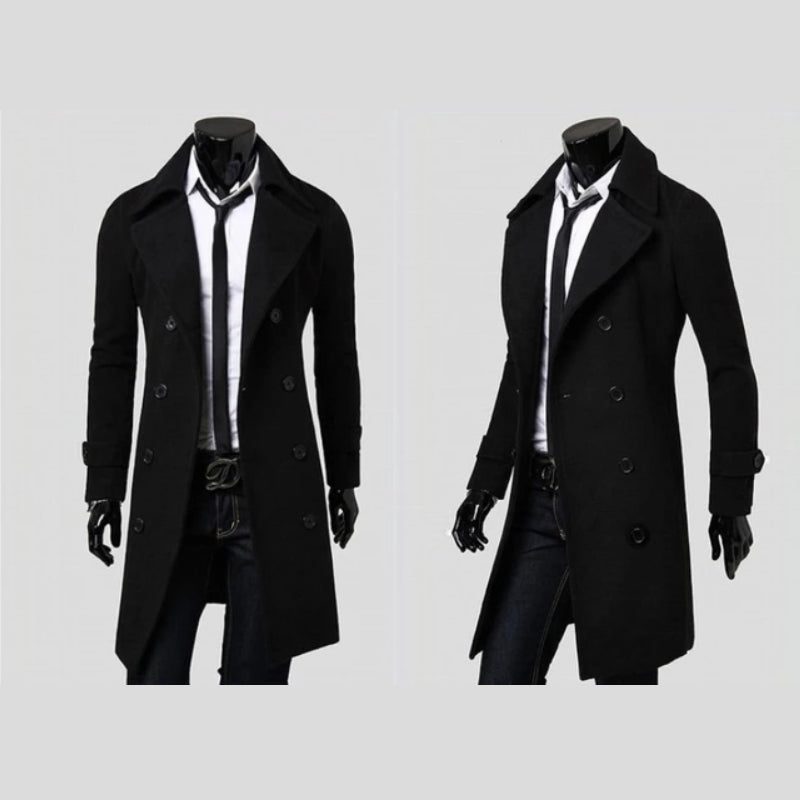 Felix™ - Stilvoller zweireihiger Trenchcoat