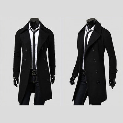 Felix™ - Stilvoller zweireihiger Trenchcoat