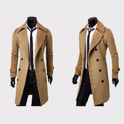 Felix™ - Stilvoller zweireihiger Trenchcoat