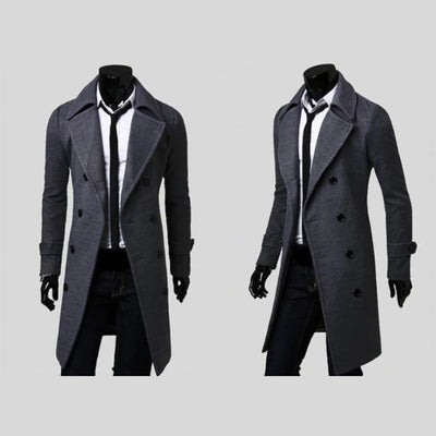 Felix™ - Stilvoller zweireihiger Trenchcoat