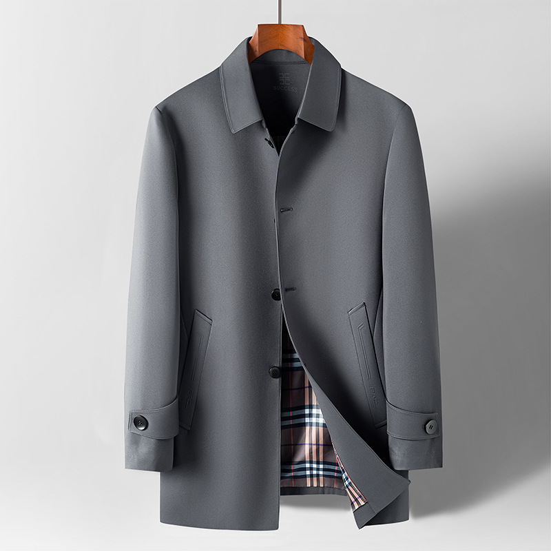 Markus™ - Stylischer Mantel mit Karomuster