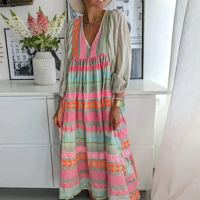 Amelia™ – Bequemes Boho-Kleid