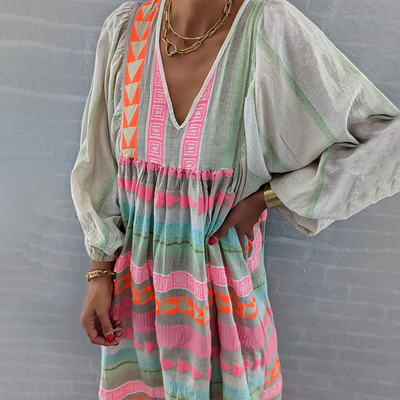 Amelia™ – Bequemes Boho-Kleid