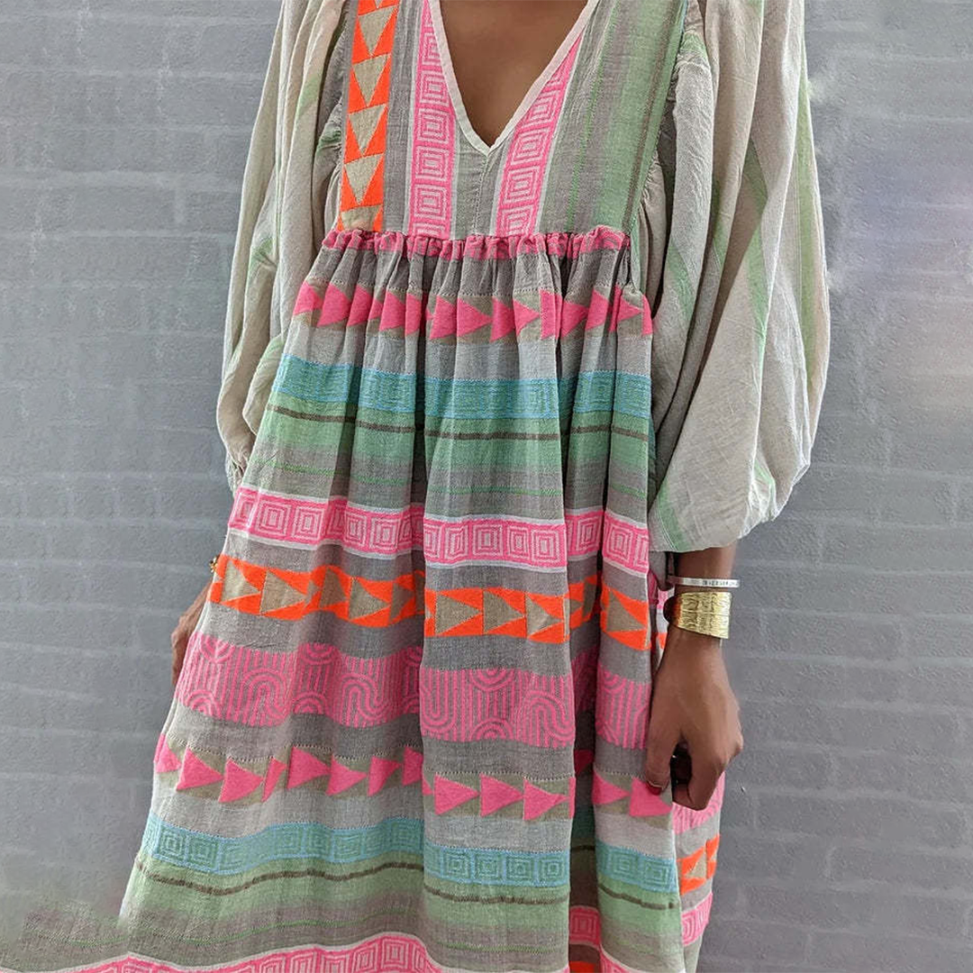 Amelia™ – Bequemes Boho-Kleid