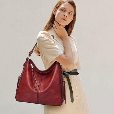 Lottie™ - Elegante Einkaufstasche aus Leder mit großem Fassungsvermögen