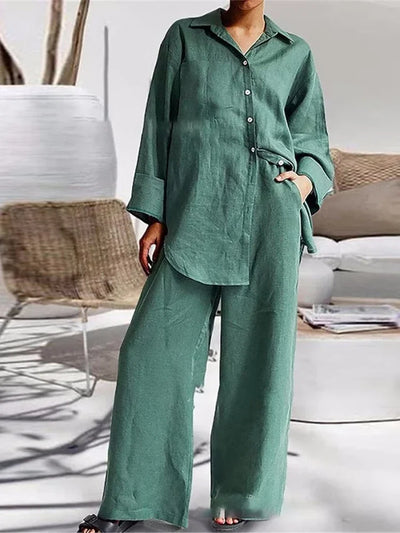 Marlene™ - Passende Kollektion Bequemes Leinenset