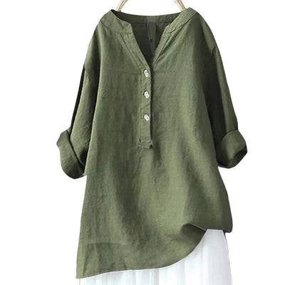 Clara™ - Bequemes Oversize-Freizeithemd