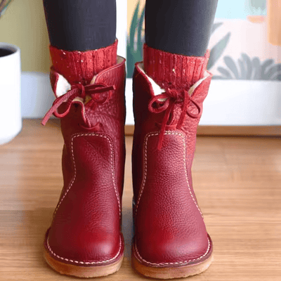 Olivia™ - Bequemer wasserdichter Stiefel mit Wollfutter