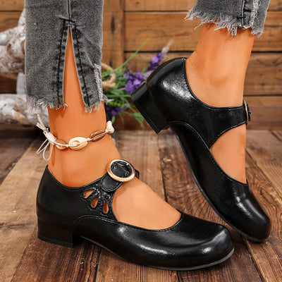 Nina™ - Elegante Retro-Schuhe Mit Runder Spitze