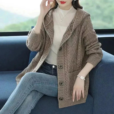 Hanna™ - Eleganter Cardigan mit Rautenstich