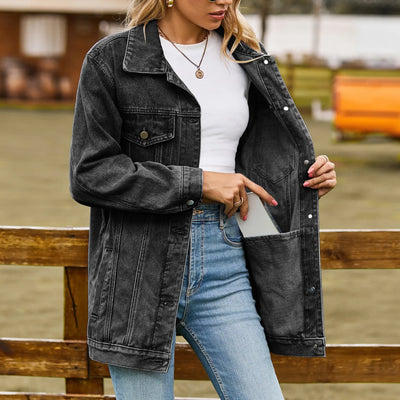 Mia™ - Klassisch elegante Jeansjacke