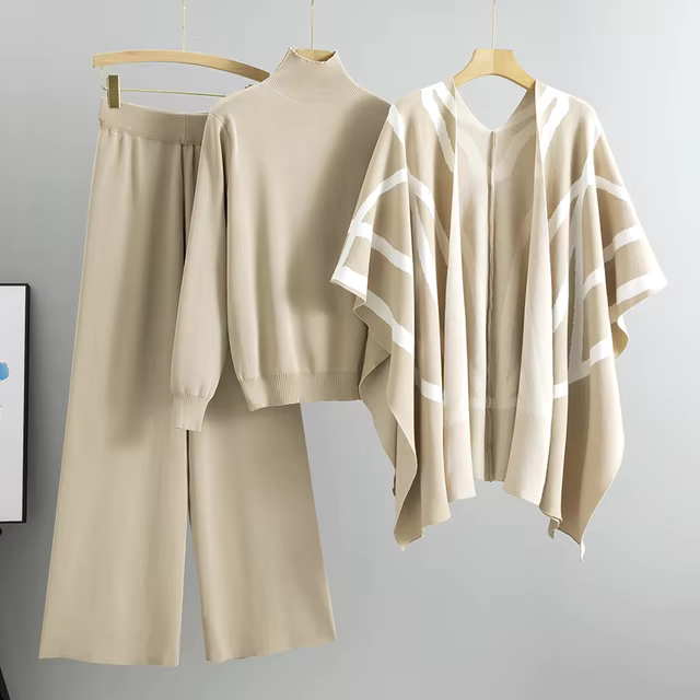 Sophia™ - Weiches, bequemes 3-teiliges Strickset