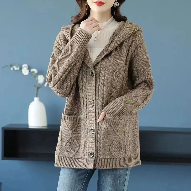 Hanna™ - Eleganter Cardigan mit Rautenstich